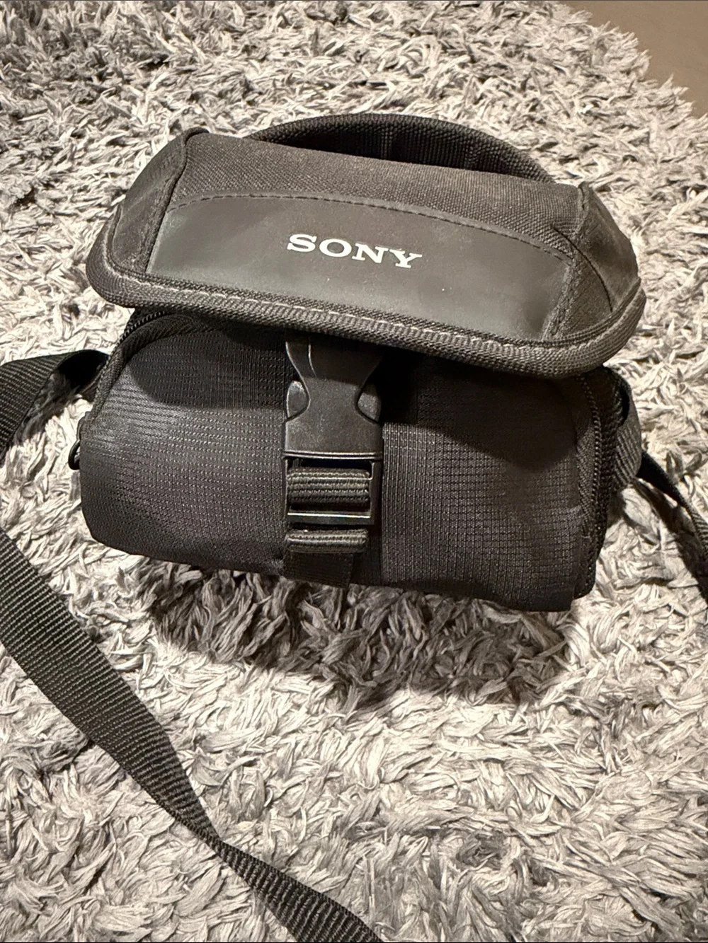 Sony Black Padded Camera Carrying Bag with Adjustable Strap